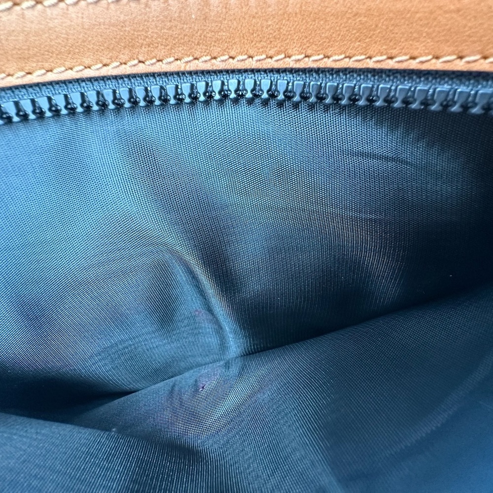 Celine Black and Tan Leather Clutch - Picture 13 of 16